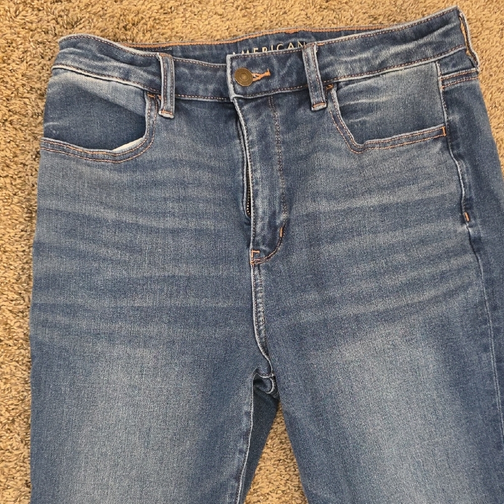 American Eagle Outfitters Medium Blue Skinny Jeans - Picture 2 of 6